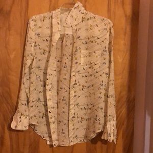 Madewell Silk Buttoned Shirt